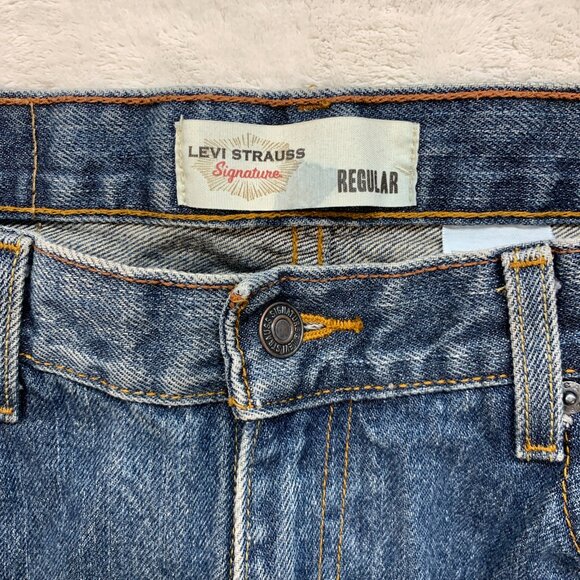 Men’s Levis Signature regular fit  jeans 34 x 34 - Picture 2 of 9